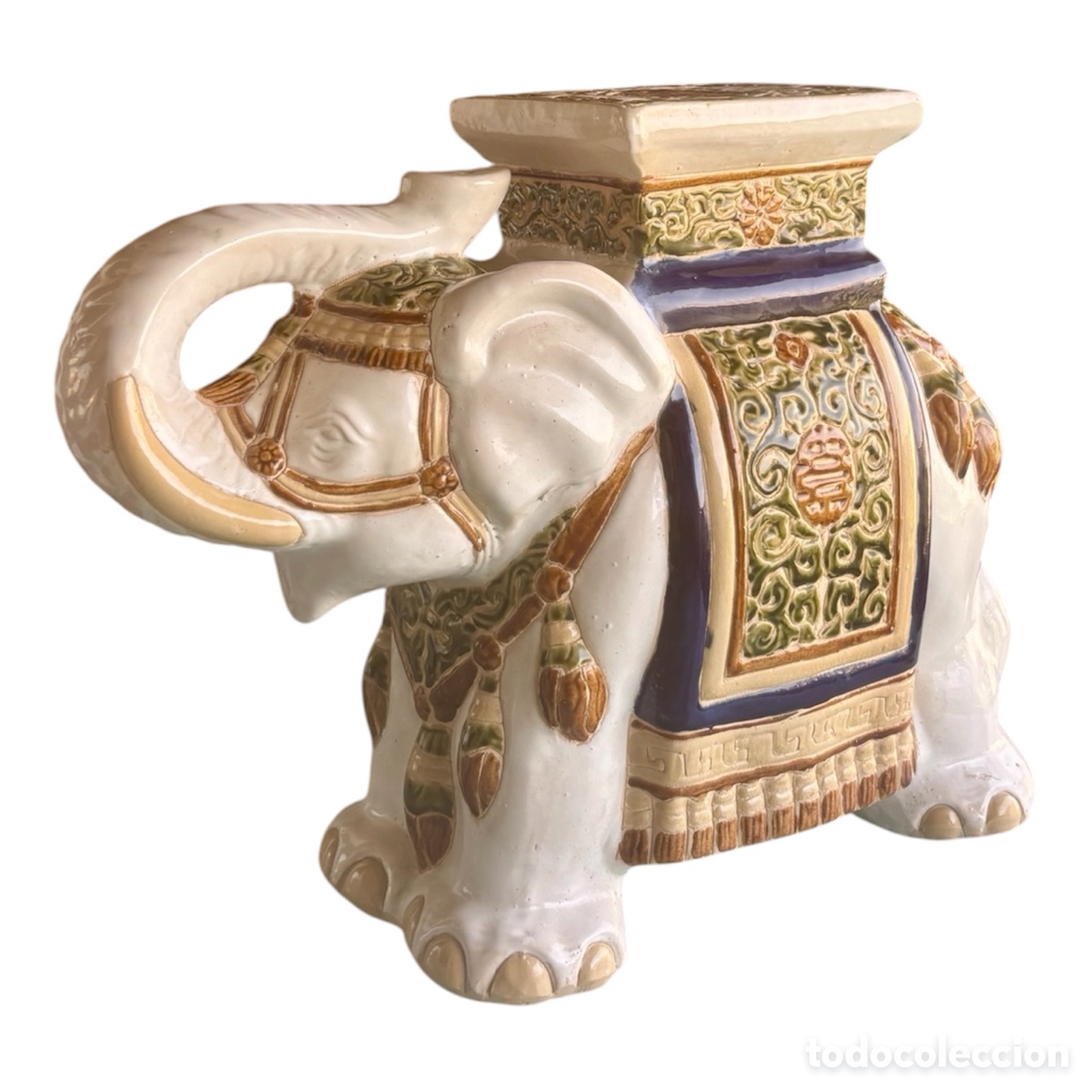 Antig&uuml;edades: Macetero de elefante Circa 1.960. - Foto 1