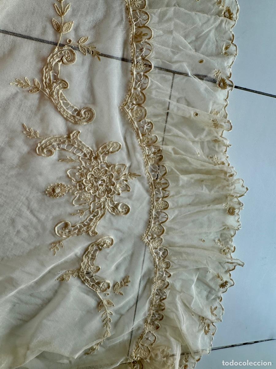 Antig&uuml;edades: Pieza textil antigua siglo XIX - Foto 5