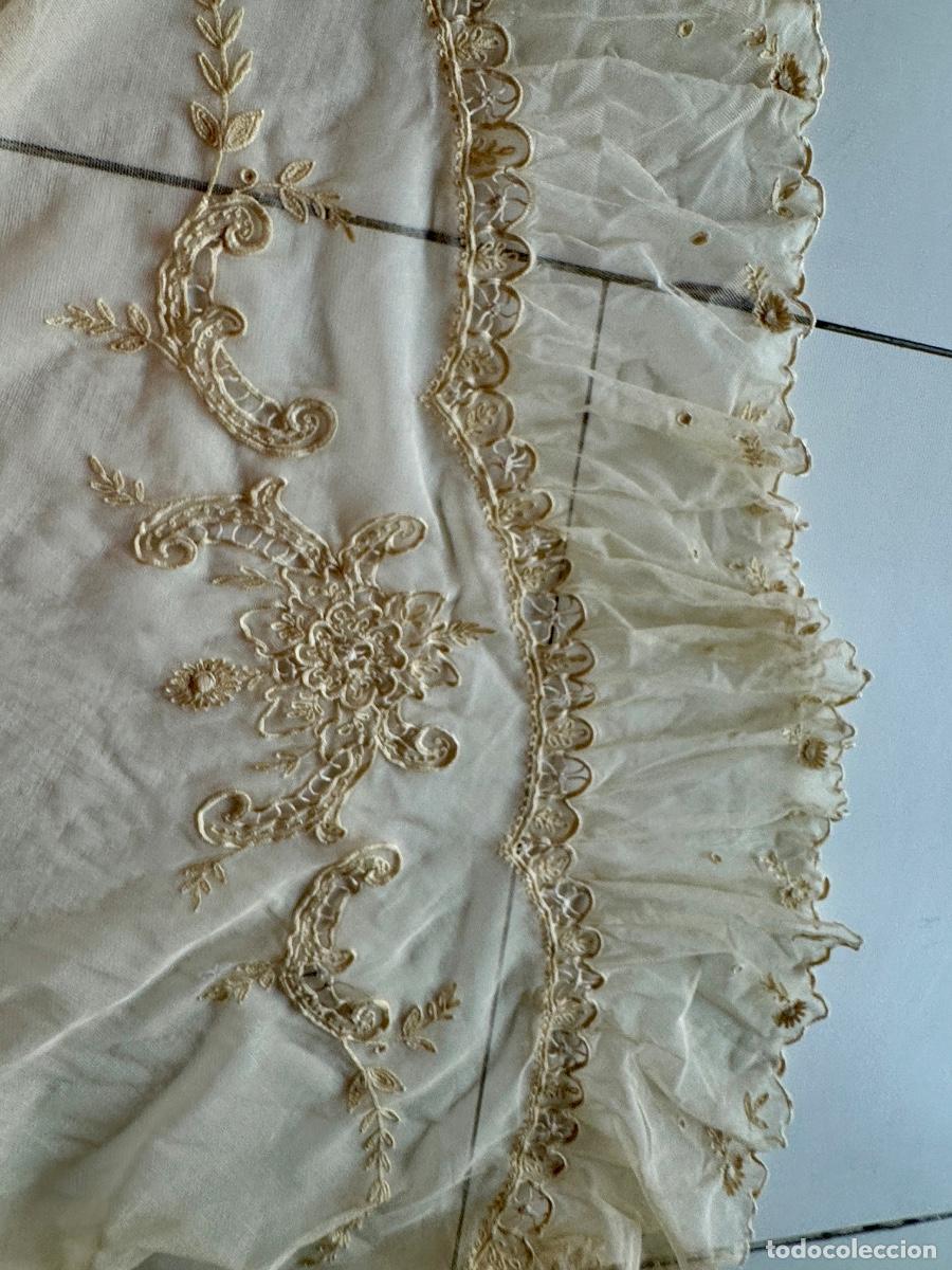 Antig&uuml;edades: Pieza textil antigua siglo XIX - Foto 6