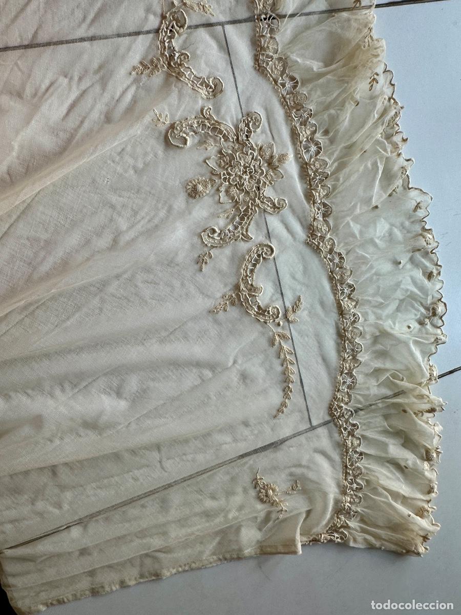 Antig&uuml;edades: Pieza textil antigua siglo XIX - Foto 8