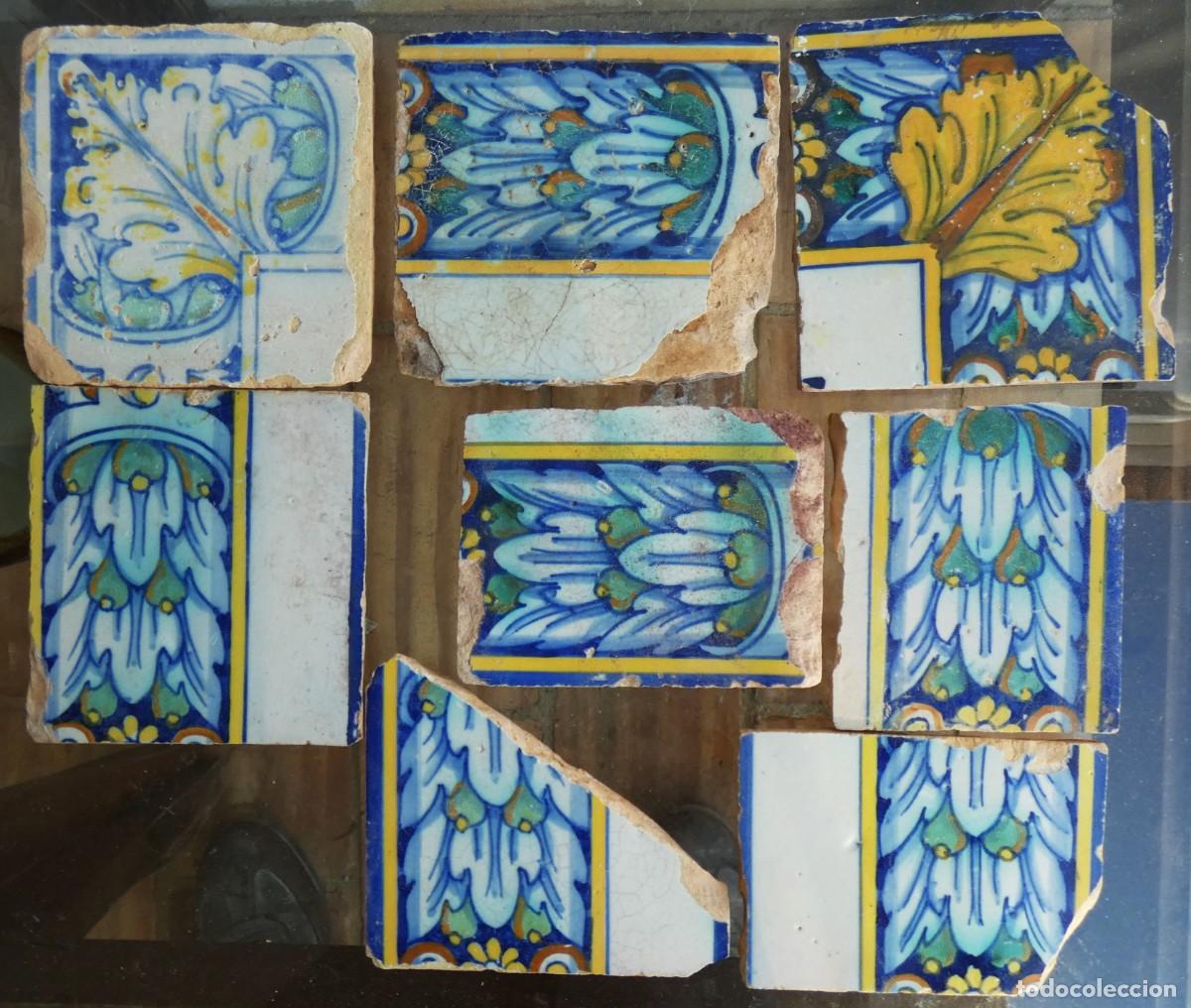 Antig&uuml;edades: Azulejo, Azulejos Espa&ntilde;ol, Toledo/Talavera siglo 16