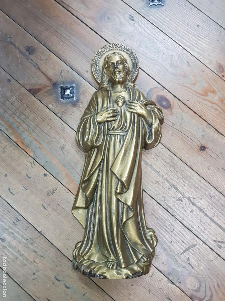Antig&uuml;edades: ANTIGUA FIGURA DE CRISTO-BRONCE