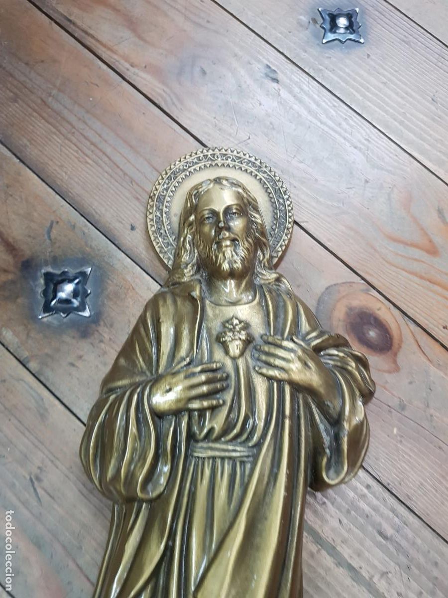 Antig&uuml;edades: ANTIGUA FIGURA DE CRISTO-BRONCE - Foto 2
