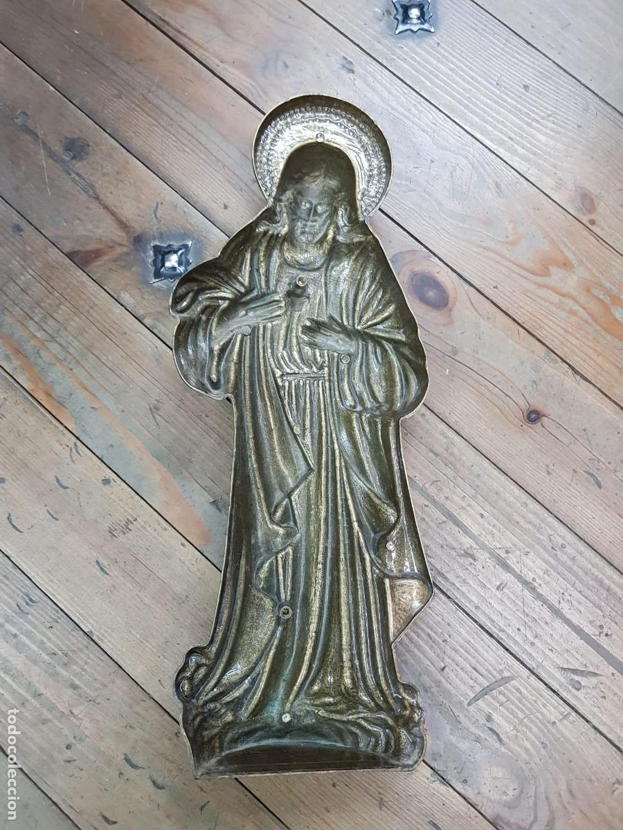Antig&uuml;edades: ANTIGUA FIGURA DE CRISTO-BRONCE - Foto 4