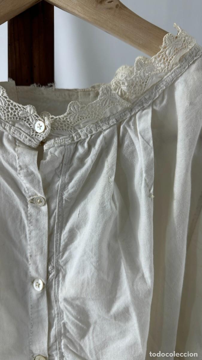 Antig&uuml;edades: Antigua camisa de algod&oacute;n - Foto 2