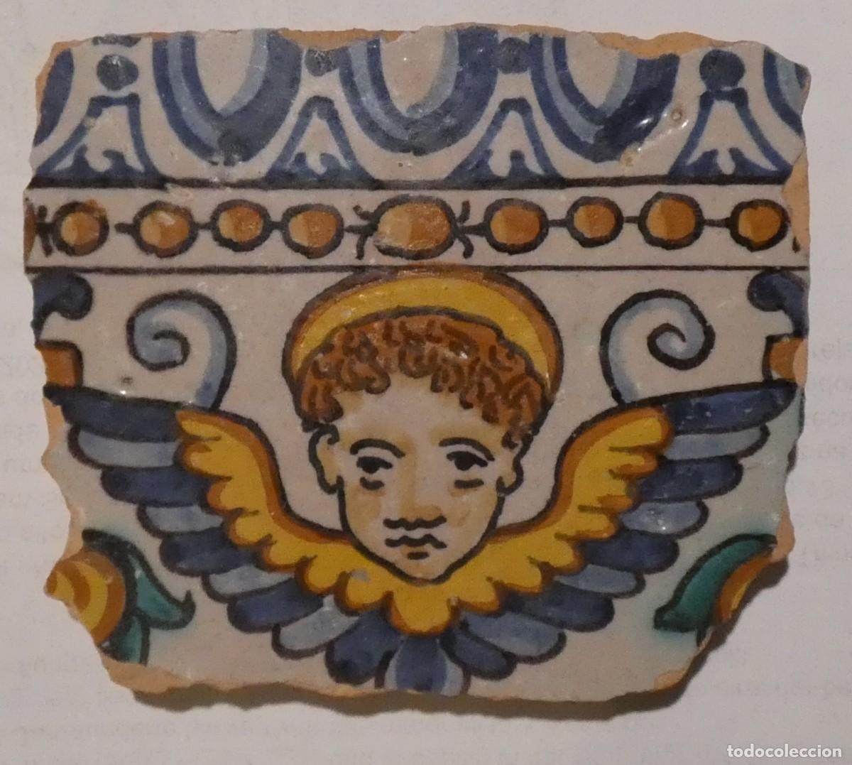 Antiques: Azulejo, Azulejos Espa&ntilde;ol Sevilla siglo 17