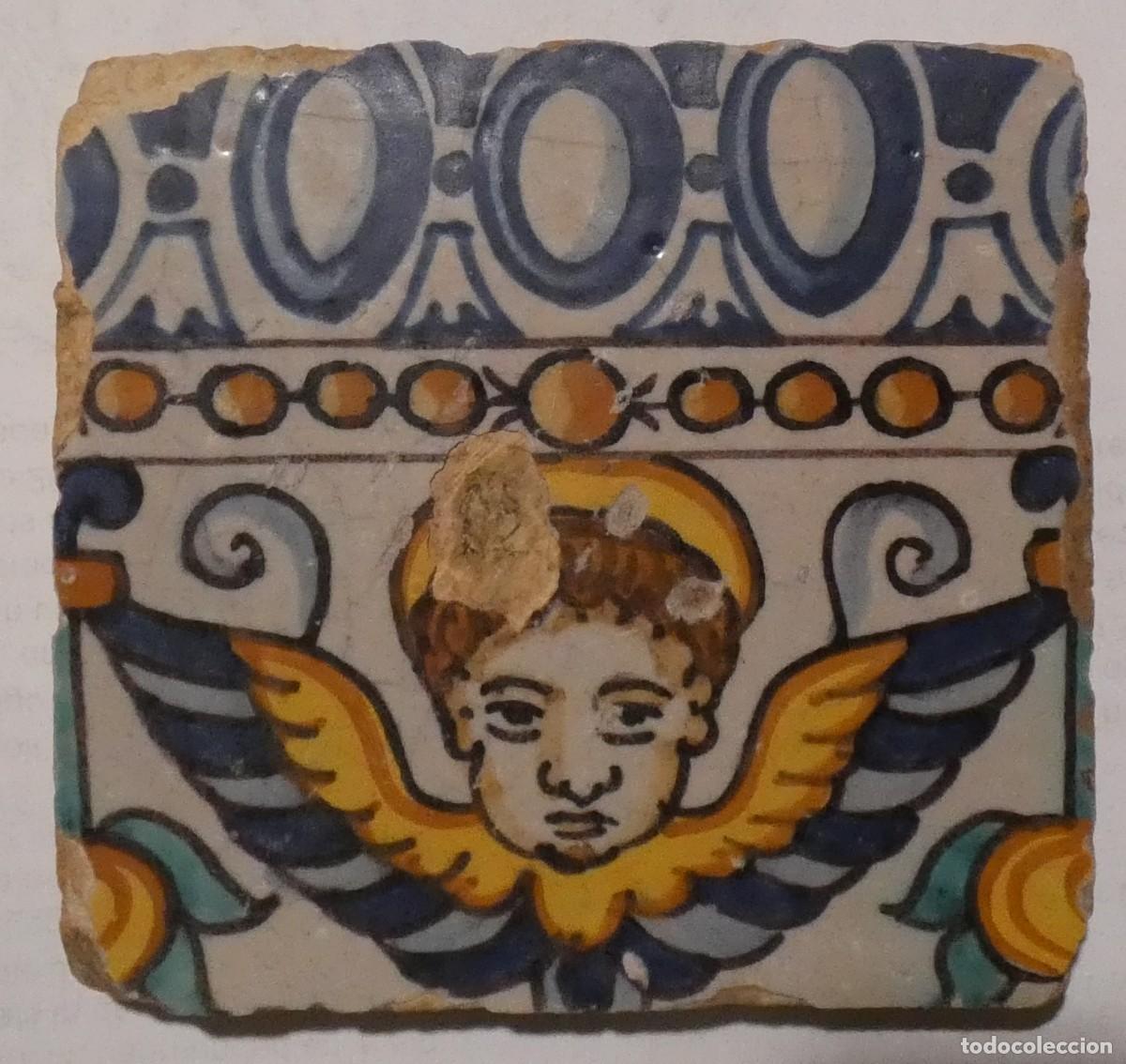 Antig&uuml;edades: Azulejo, Azulejos Espa&ntilde;ol Sevilla siglo 17