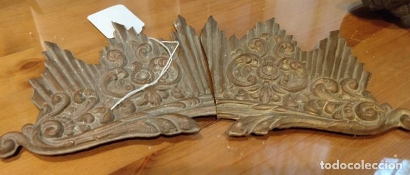 Antig&uuml;edades: SIGLO XIX, REMATE DECORATIVO PARA PUERTA, RAFAGA, MUY RARA, 26 CMS DE ANCHO