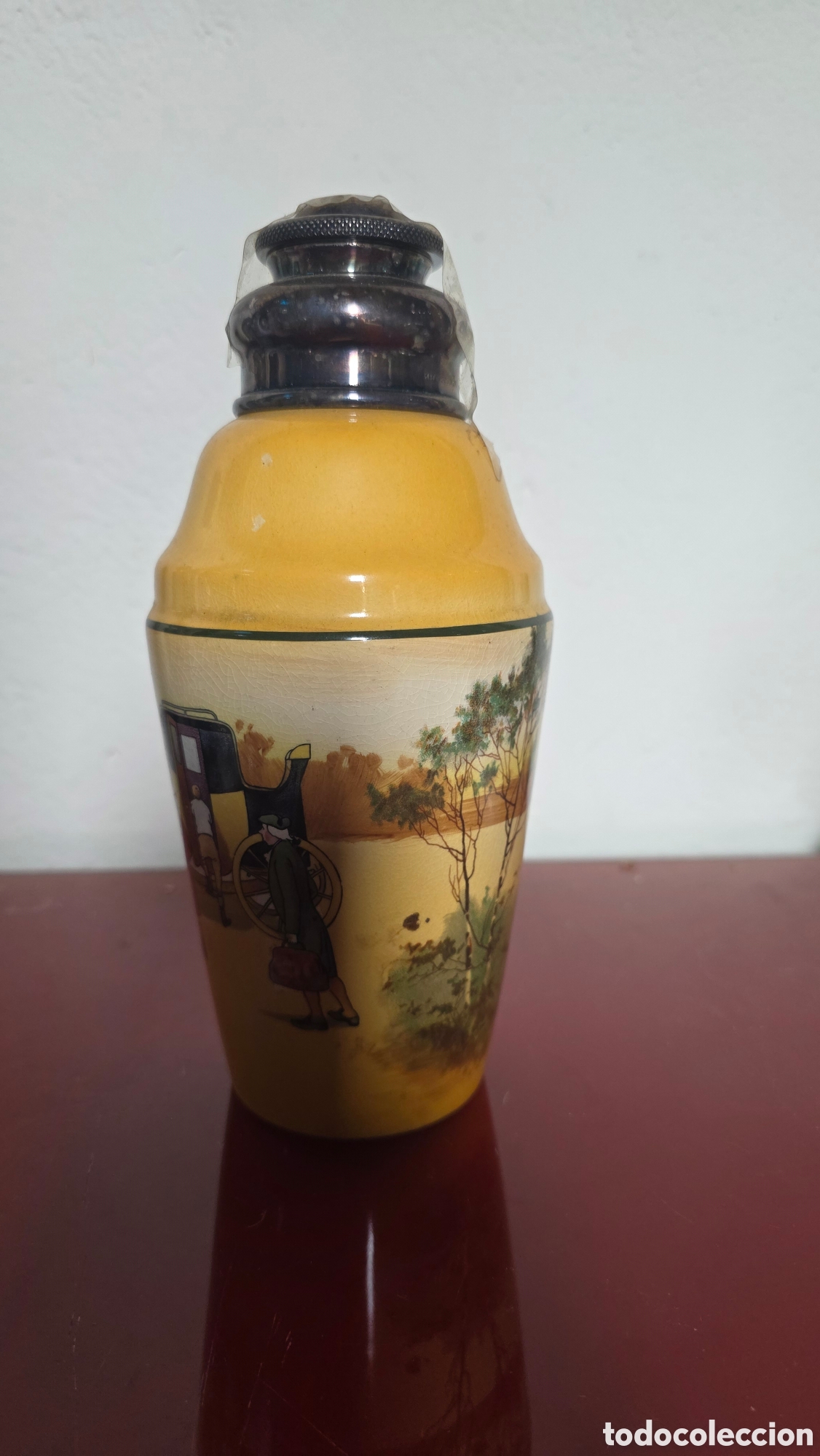 Antig&uuml;edades: Coctelera porcelana inglesa royal doulton