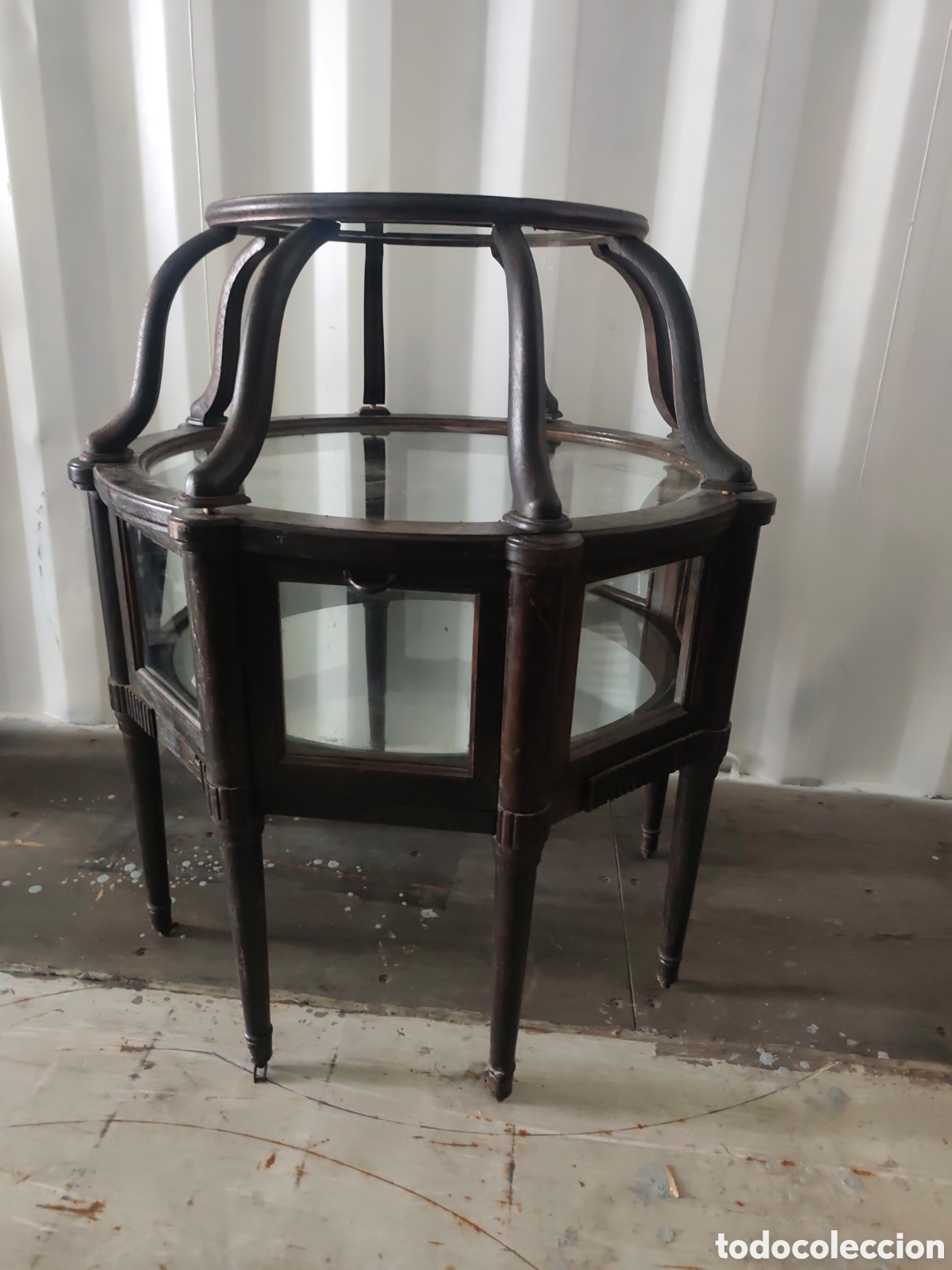 Antig&uuml;edades: Mueble bar licorera vitrina dise&ntilde;o espectacular