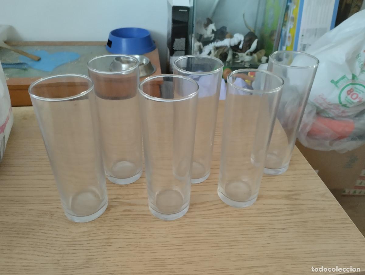 Antig&uuml;edades: seis vasos de cristal - Foto 1