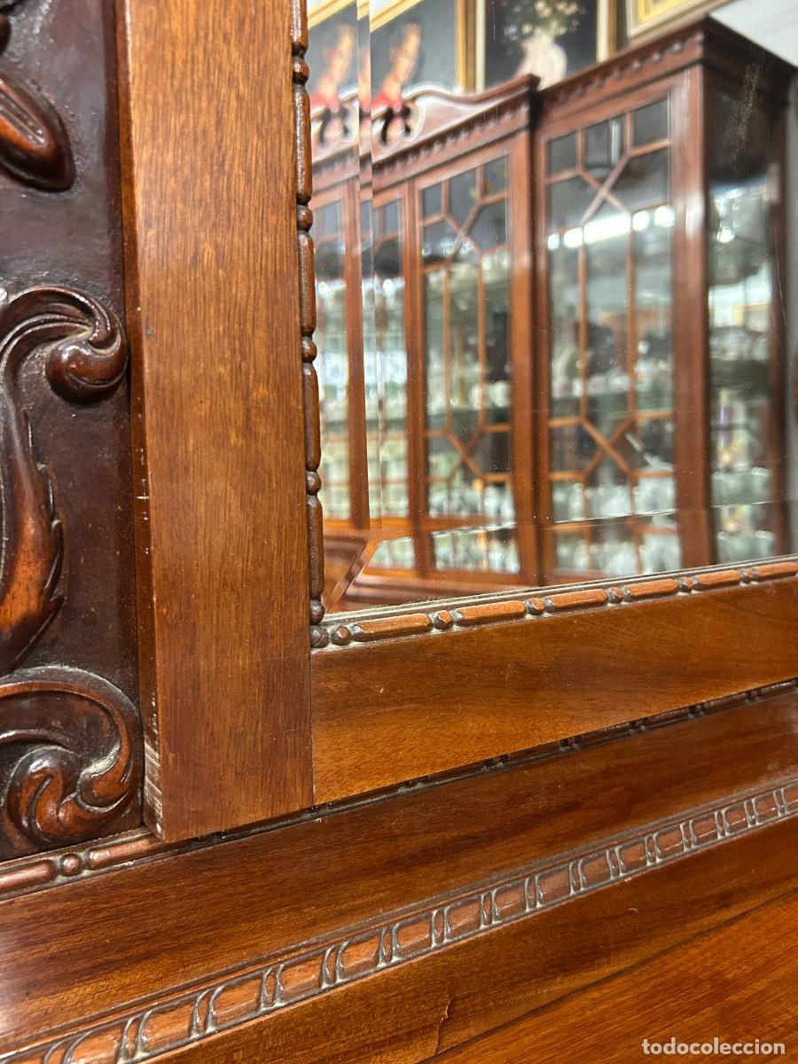 Antig&uuml;edades: C&oacute;moda tocador con espejo - Foto 7