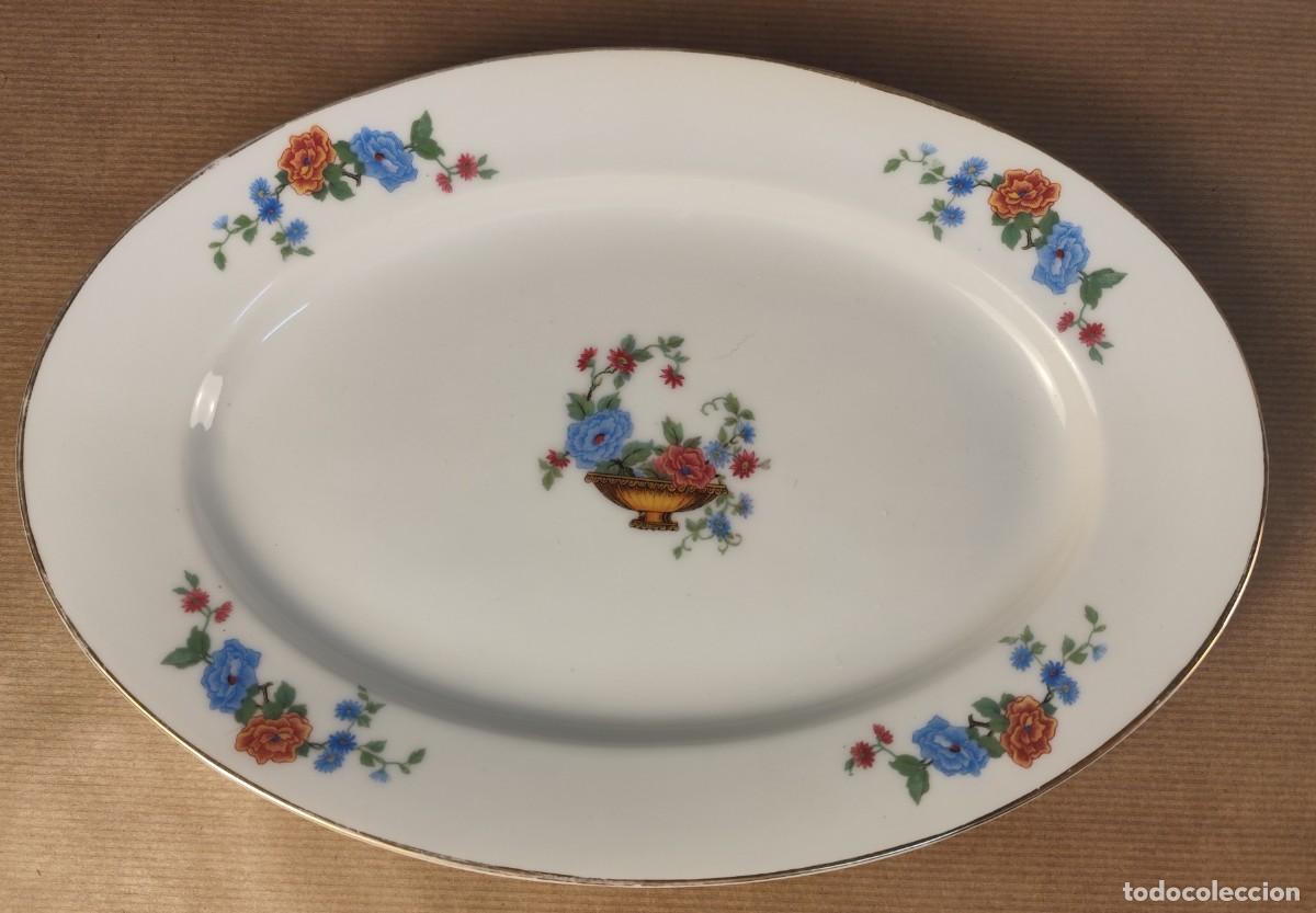 Antig&uuml;edades: Bandeja de porcelana Paul M&uuml;ller Selb