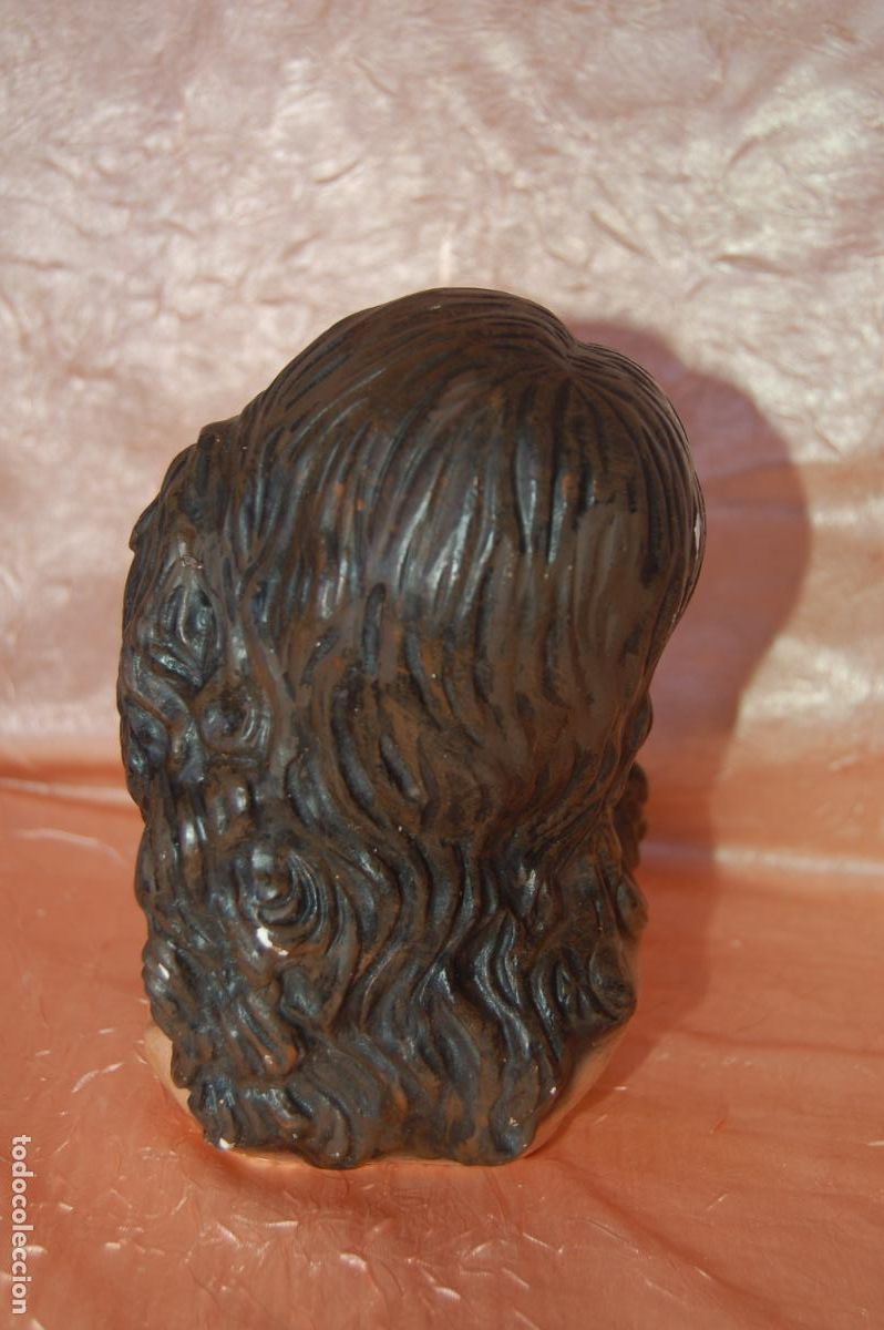 Antig&uuml;edades: busto de jesucristo de alabastro - Foto 5