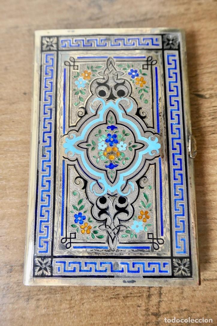 Antig&uuml;edades: carnet de baile o cartera de etiqueta para dama de finales del siglo XIX