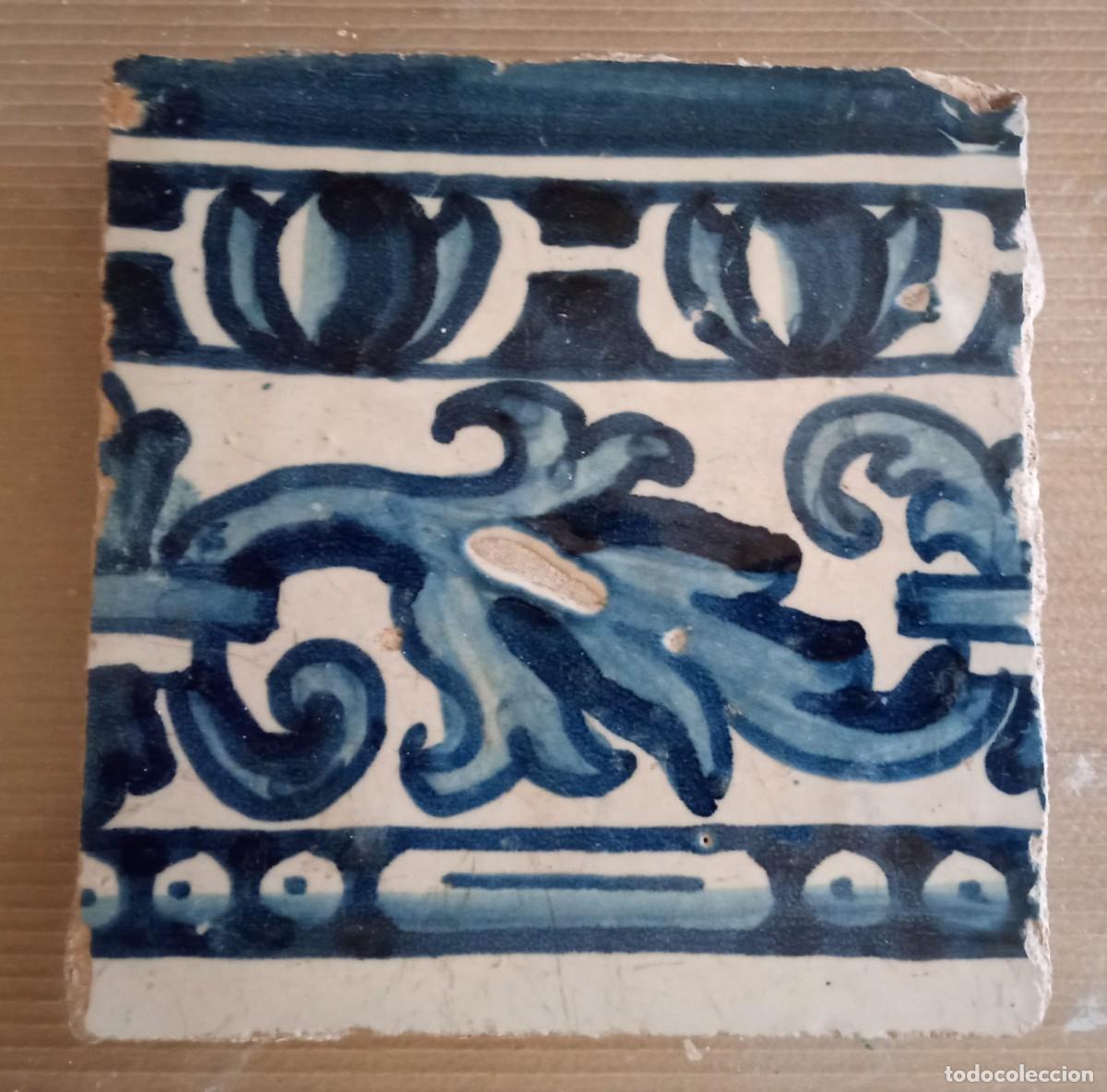 Antig&uuml;edades: azulejos portugu&eacute;ses, DEL SIGLO XVII / XVIII