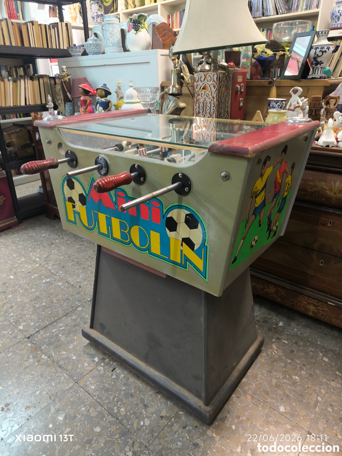 Antig&uuml;edades: Futbolin para dos antiguo