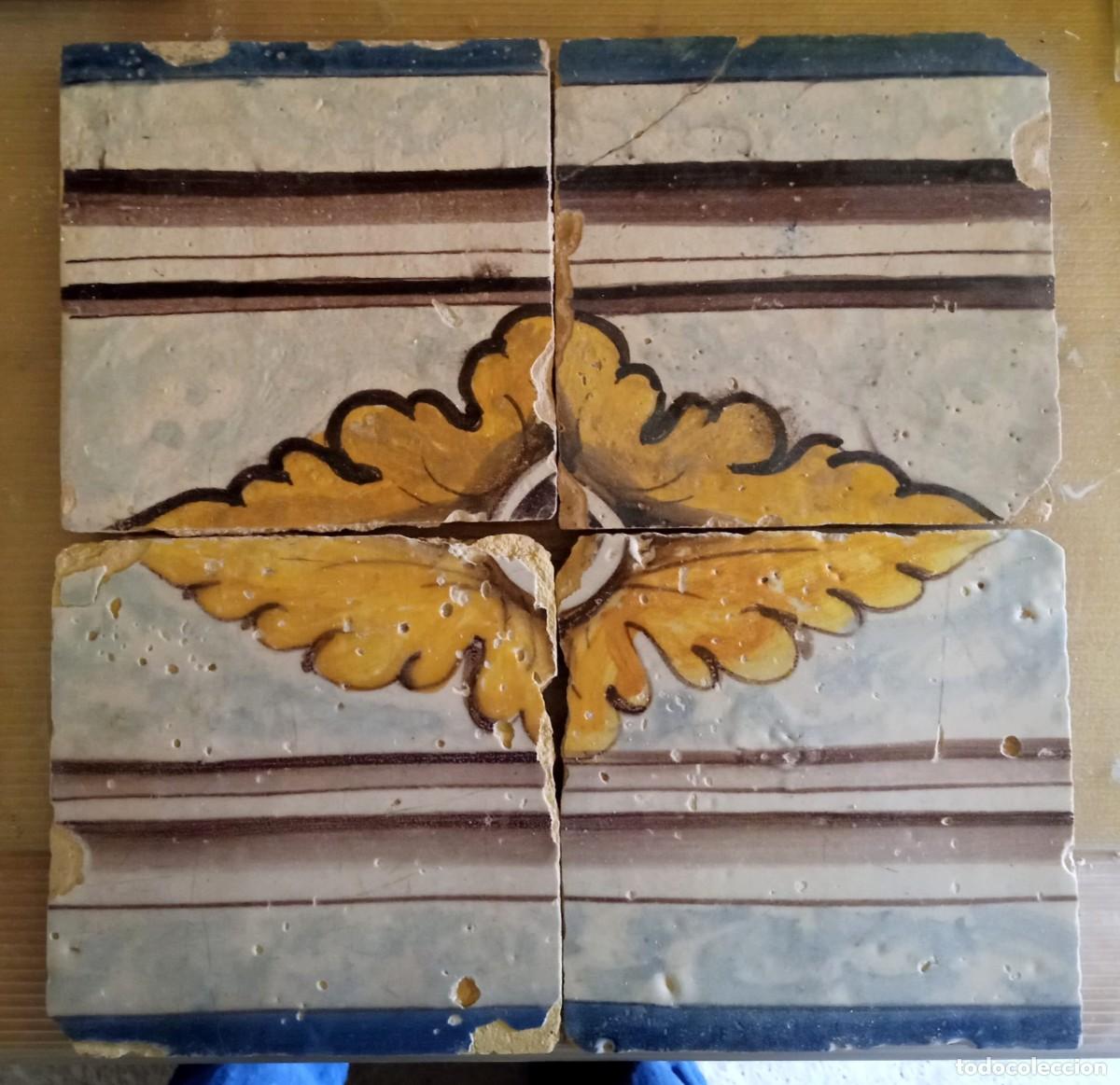 Antig&uuml;edades: azulejos Pombalinos o de tipo &rdquo;padr&atilde;o&rdquo; portugueses finales del siglo XVIII