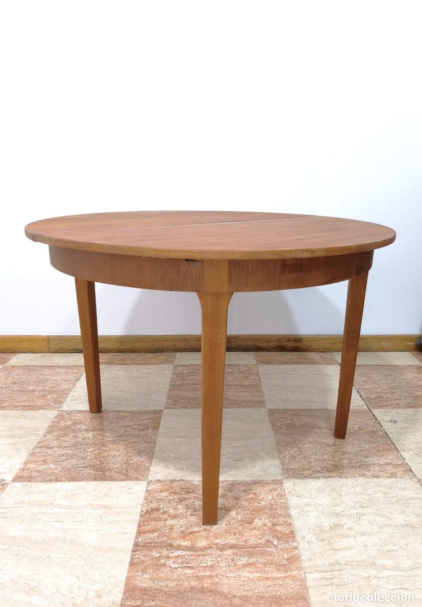 Antig&uuml;edades: MESA DE COMEDOR DANESA EXTENSIBLE - Foto 3