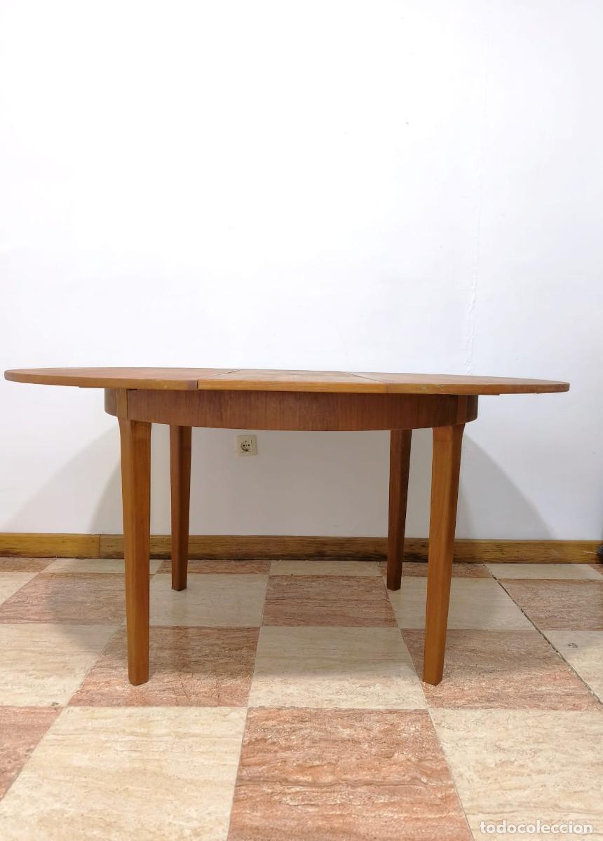 Antig&uuml;edades: MESA DE COMEDOR DANESA EXTENSIBLE - Foto 5