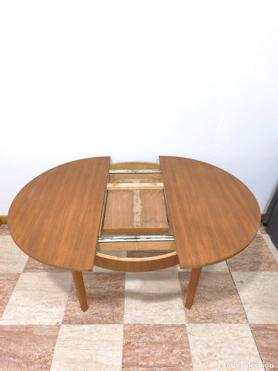 Antig&uuml;edades: MESA DE COMEDOR DANESA EXTENSIBLE - Foto 6