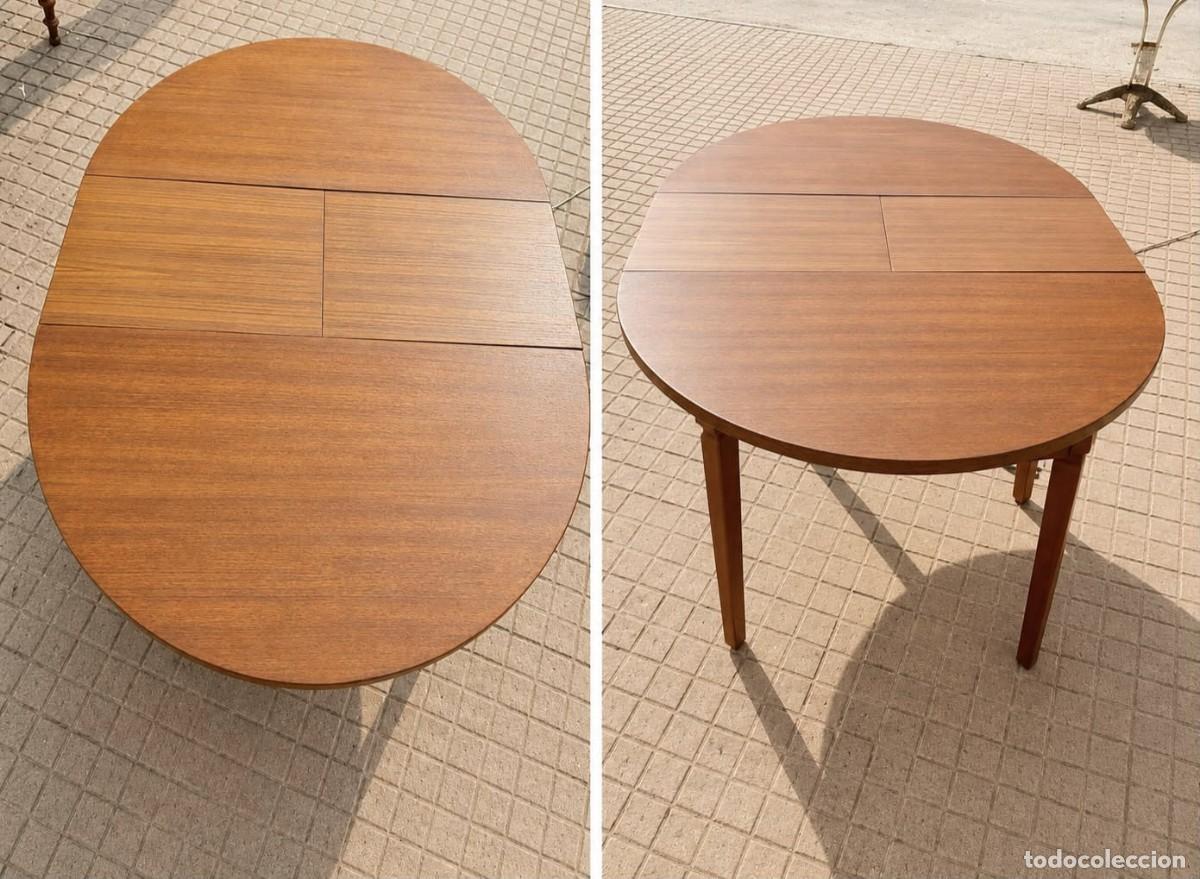 Antig&uuml;edades: MESA DE COMEDOR DANESA EXTENSIBLE - Foto 8