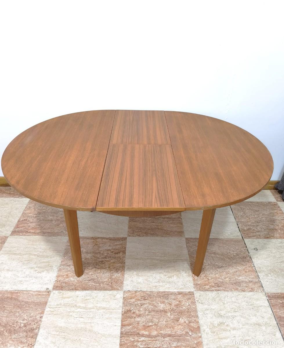 Antig&uuml;edades: MESA DE COMEDOR DANESA EXTENSIBLE - Foto 9