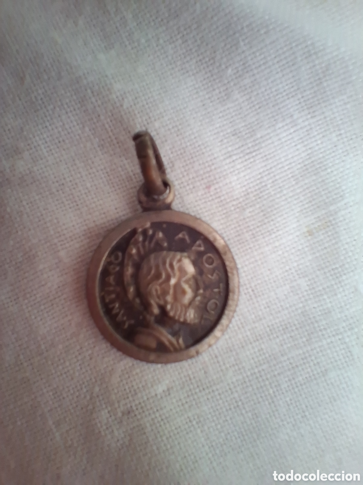 Antig&uuml;edades: Medalla devocional de Santiago Ap&oacute;stol