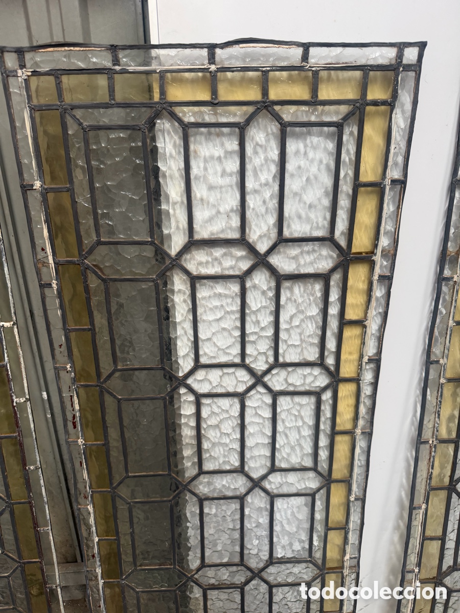 Antig&uuml;edades: 3 Vidrieras Emplomadas Antiguas - Foto 6