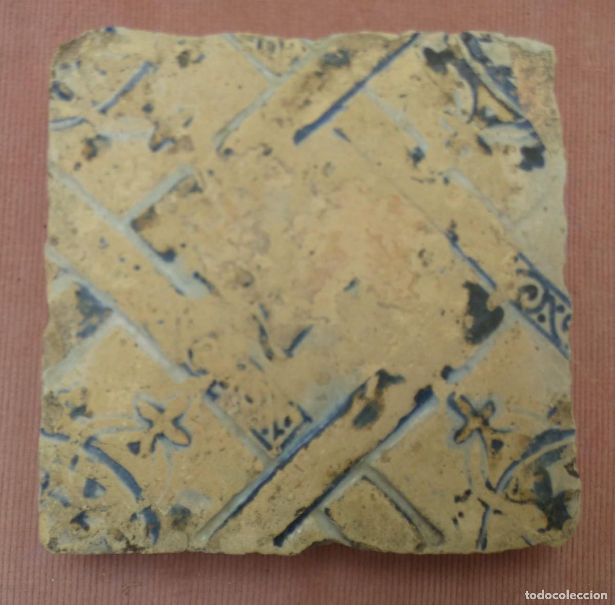Antig&uuml;edades: Azulejo, Azulejos Espa&ntilde;ol Valencia, siglo 15/16