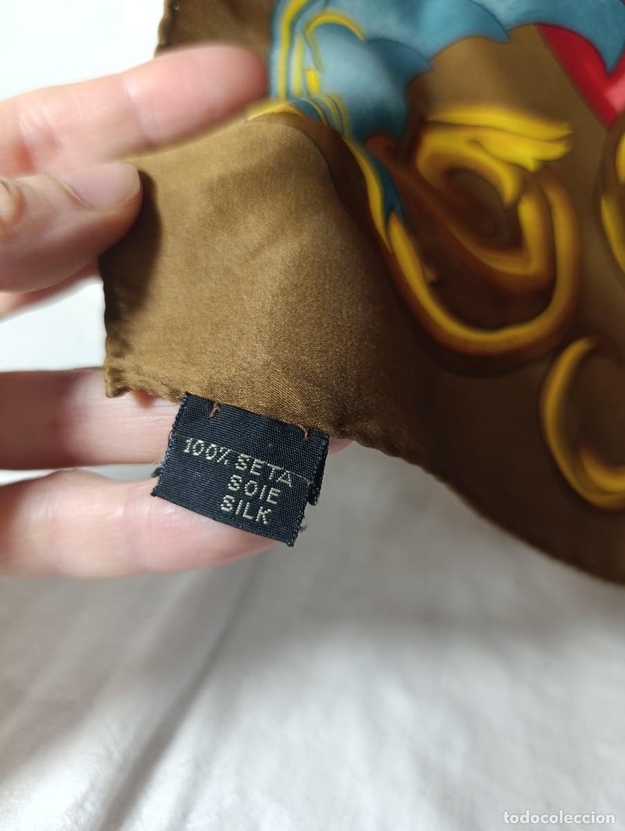 Antig&uuml;edades: ELEGANTE PA&Ntilde;UELO DE SEDA DE LOEWE - Foto 8