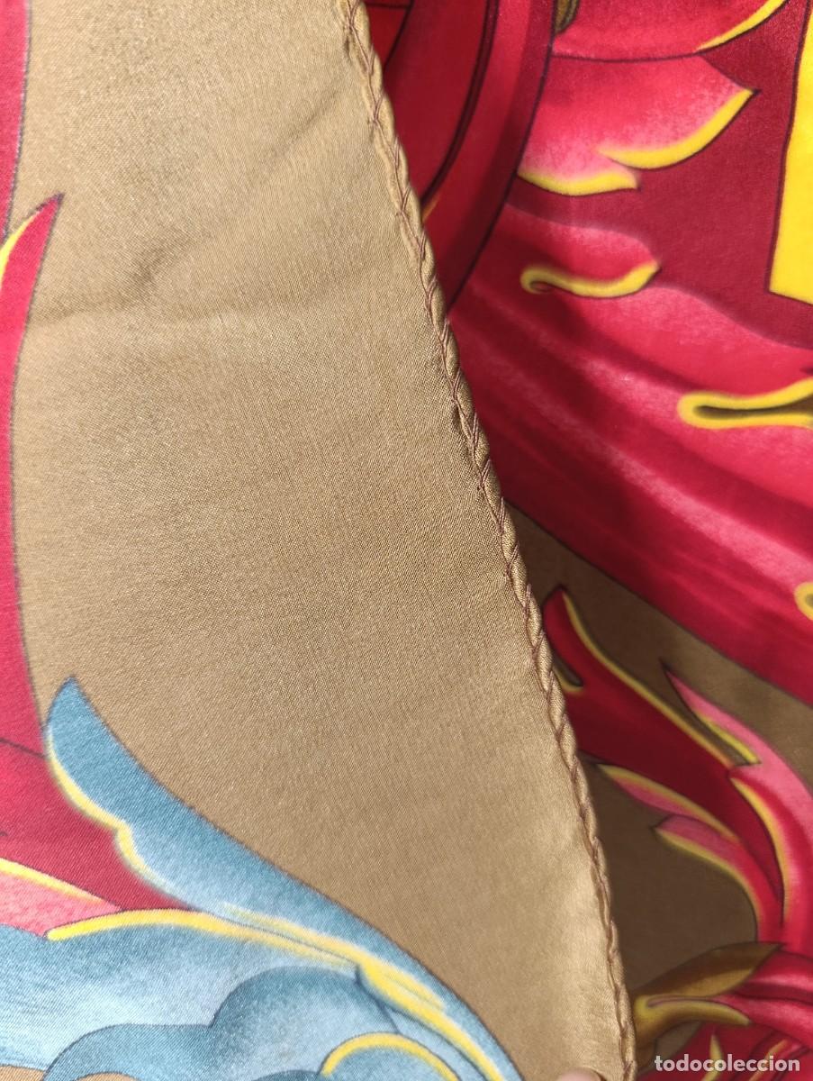 Antig&uuml;edades: ELEGANTE PA&Ntilde;UELO DE SEDA DE LOEWE - Foto 10