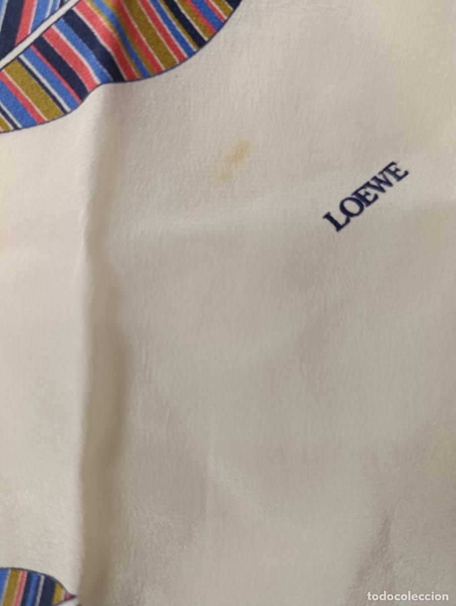 Antig&uuml;edades: ELEGANTE PA&Ntilde;UELO DE SEDA DE LOEWE - Foto 13