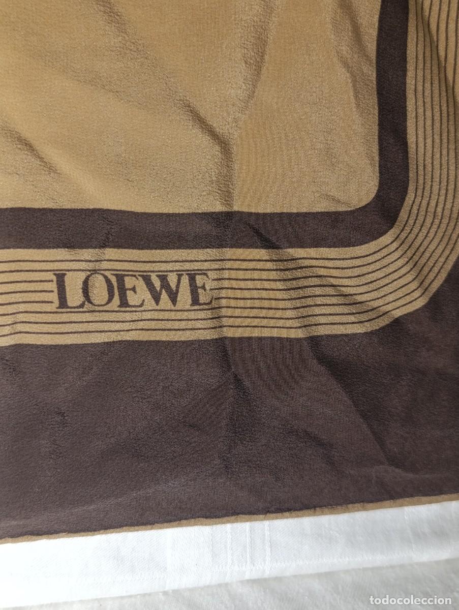 Antig&uuml;edades: ELEGANTE PA&Ntilde;UELO DE SEDA DE LOEWE - Foto 6