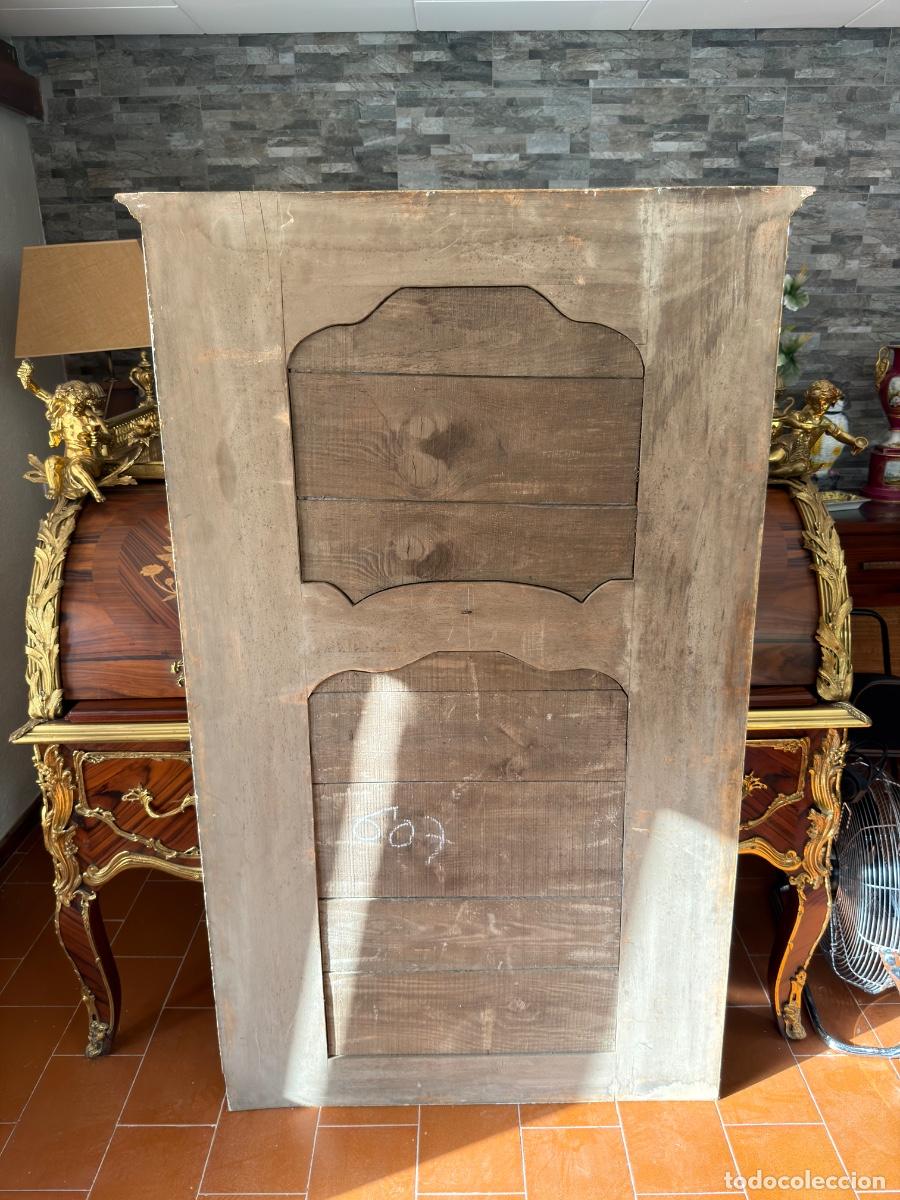 Antig&uuml;edades: Gran espejo de madera pared completa. S.XIX - Foto 12