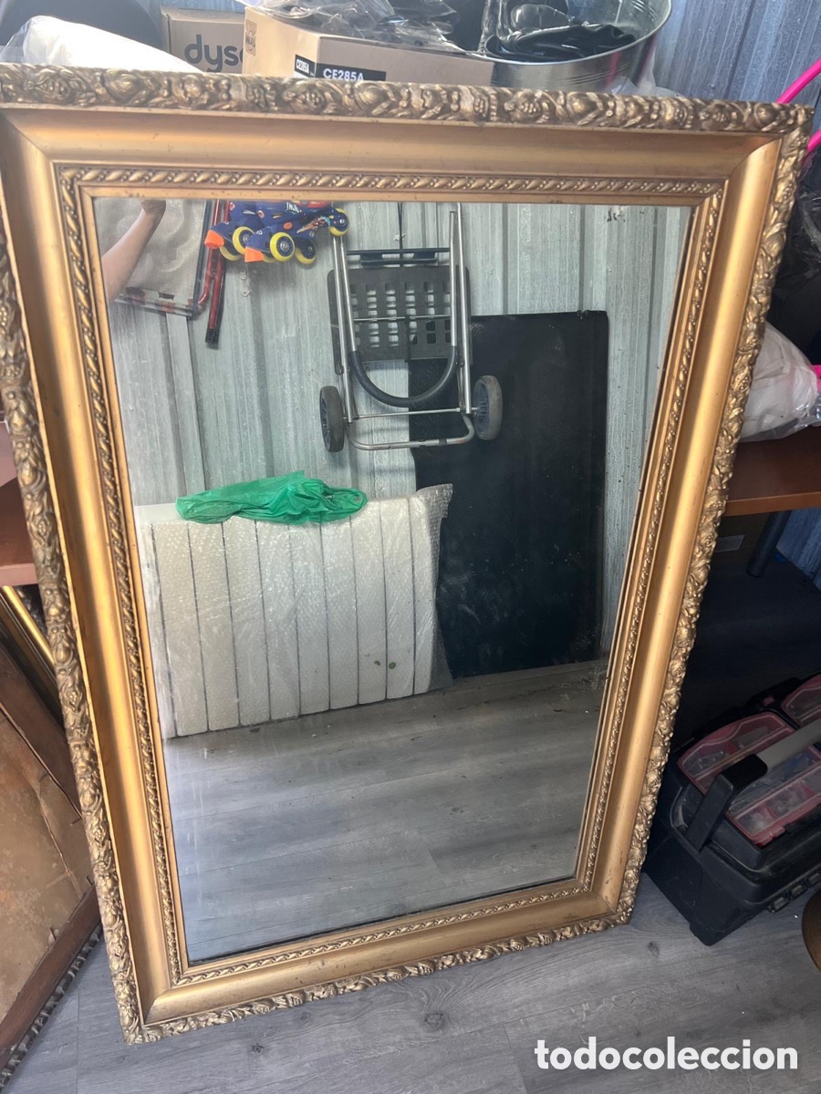 Antig&uuml;edades: Espejo grande rectangular - Foto 4