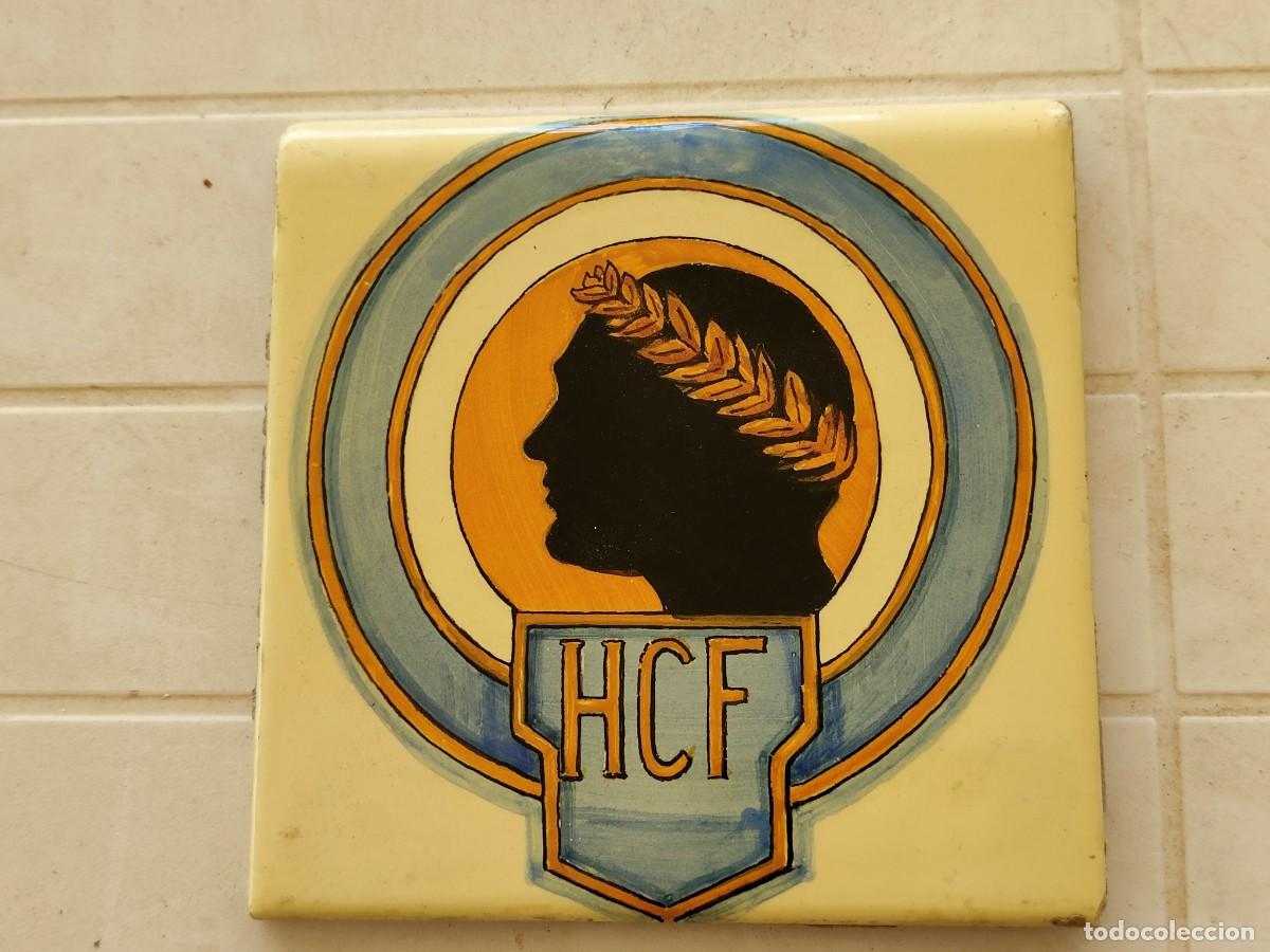 Antig&uuml;edades: Azulejo antiguo del H&eacute;rcules C.F. (HCF)