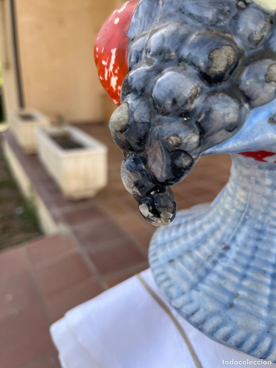 Antig&uuml;edades: Manises, botijo (cesta frutero) - Foto 3