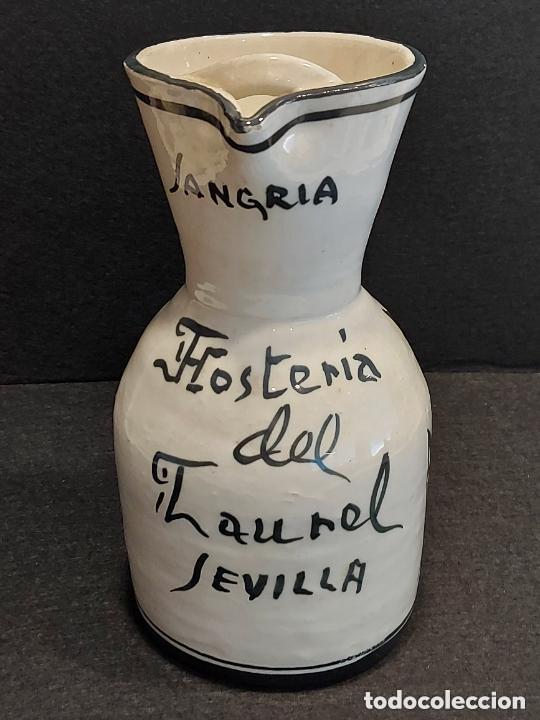 Antig&uuml;edades: ANTIGUA JARRA CER&Aacute;MICA | HOSTER&Iacute;A DEL LAUREL SEVILLA | DECORACI&Oacute;N ANDALUZA | 20,5 CM