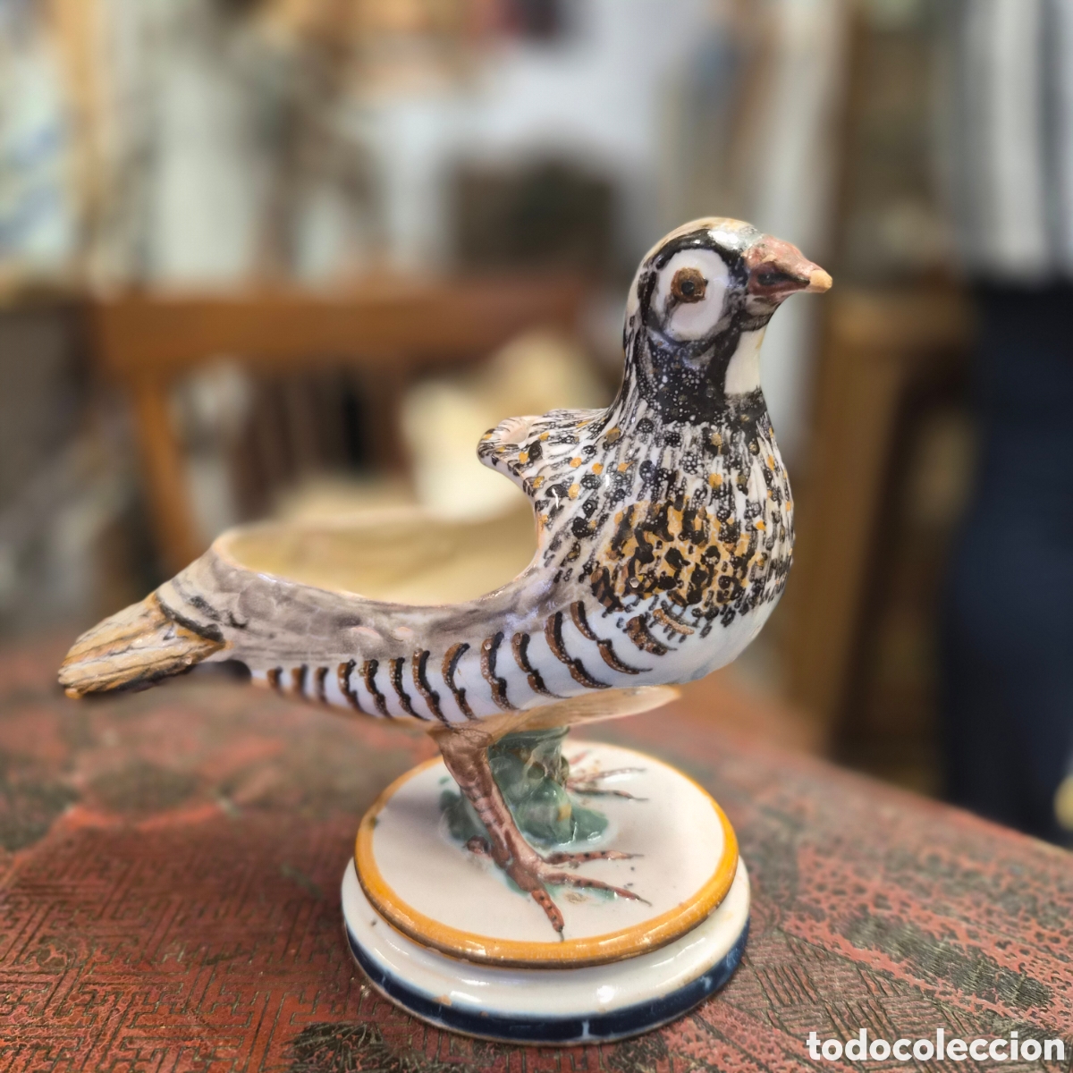 Antig&uuml;edades: Perdiz salsera Alcora Siglo XVIII