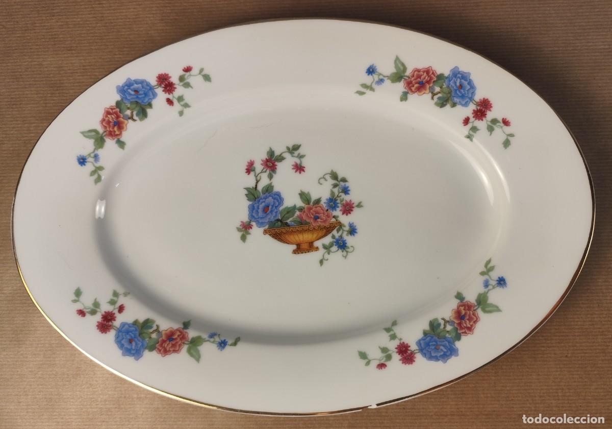 Antig&uuml;edades: Bandeja de porcelana Paul M&uuml;ller Selb