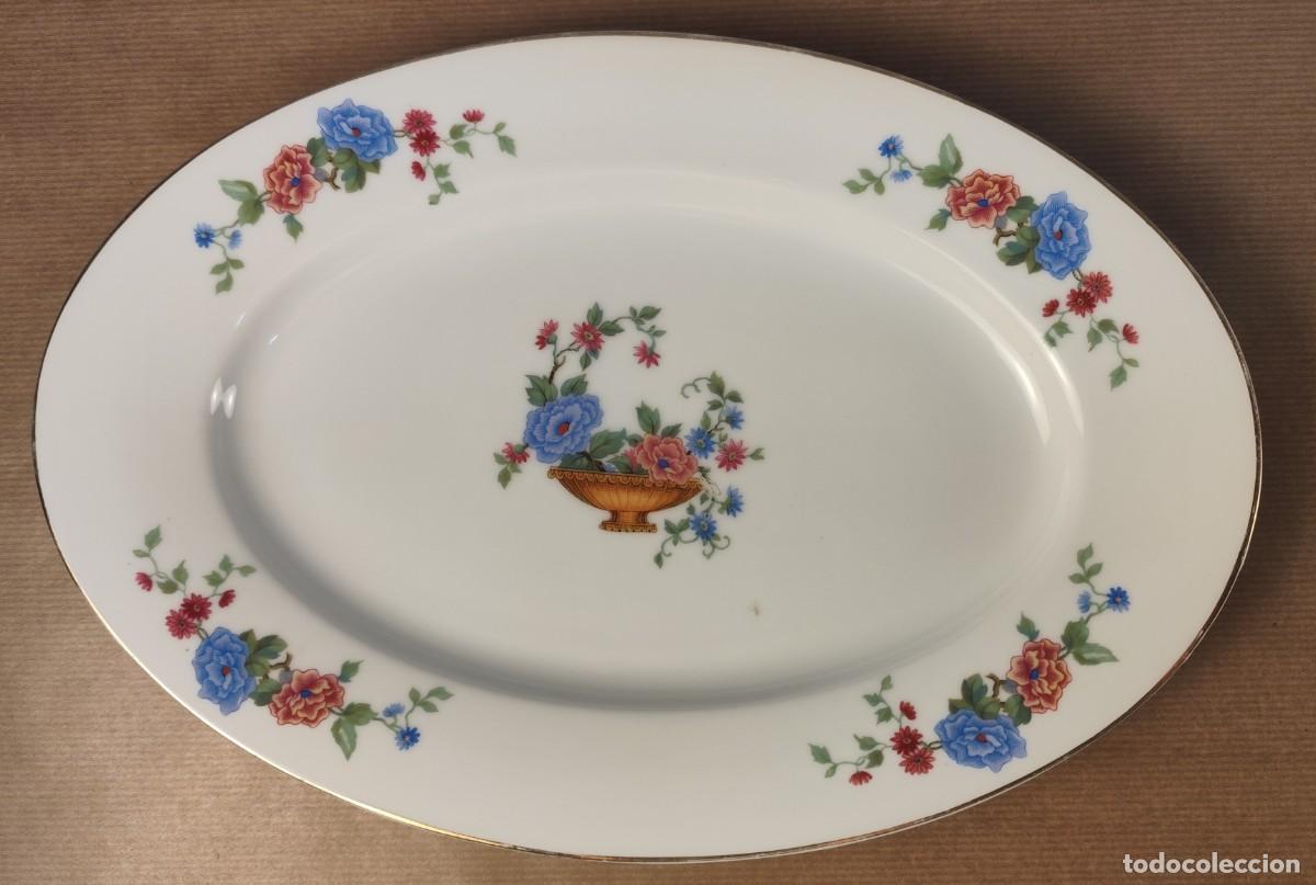 Antig&uuml;edades: Bandeja de porcelana Paul M&uuml;ller Selb