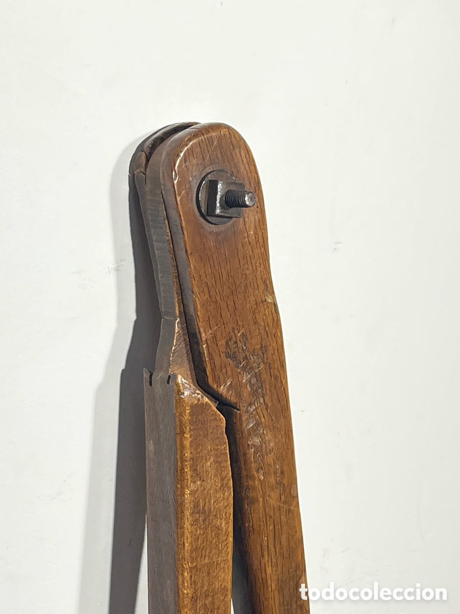 Antig&uuml;edades: Antiguo Comp&aacute;s de Madera de Carpintero - Foto 7