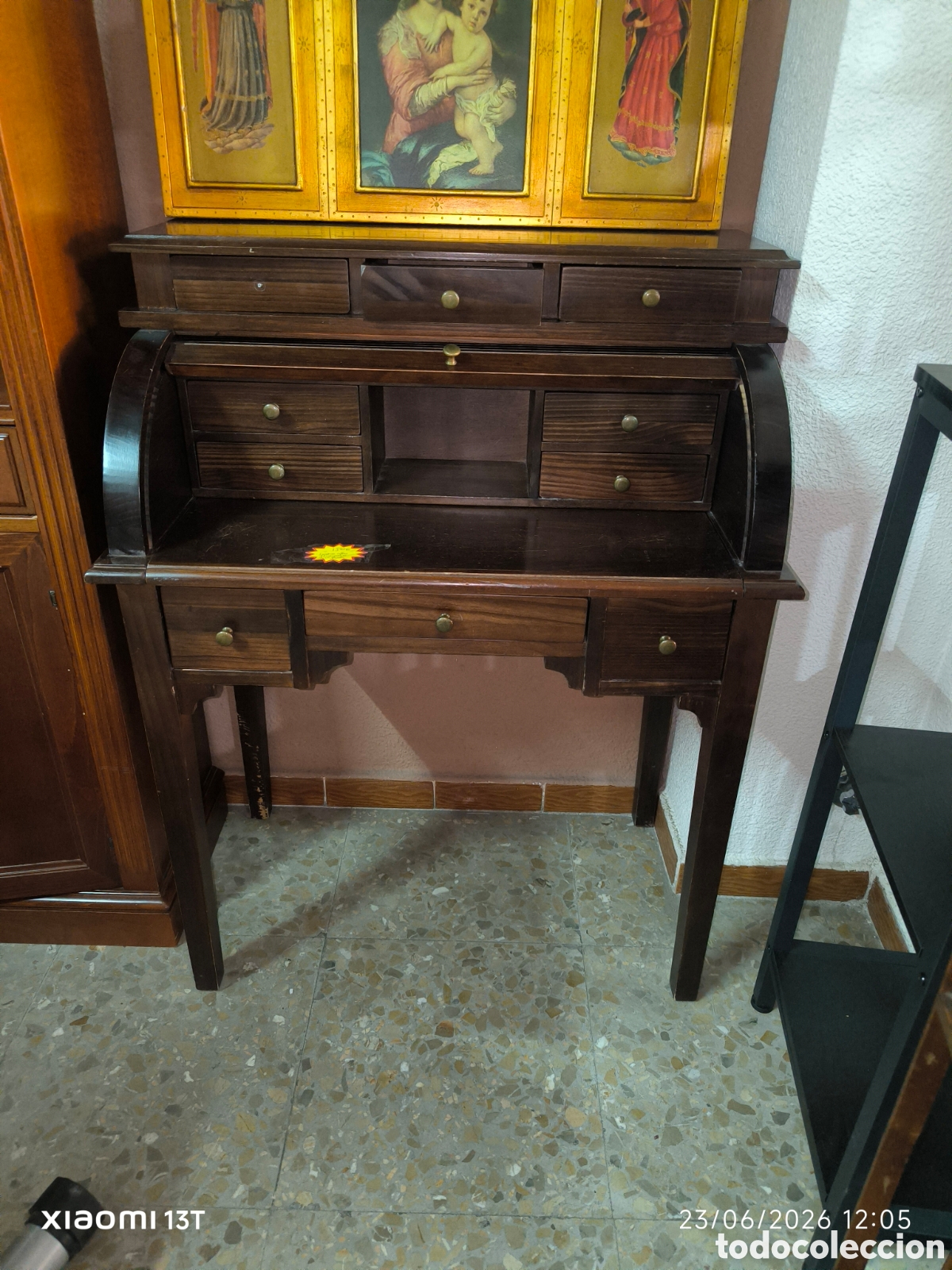 Antig&uuml;edades: Escritorio persiana antiguo