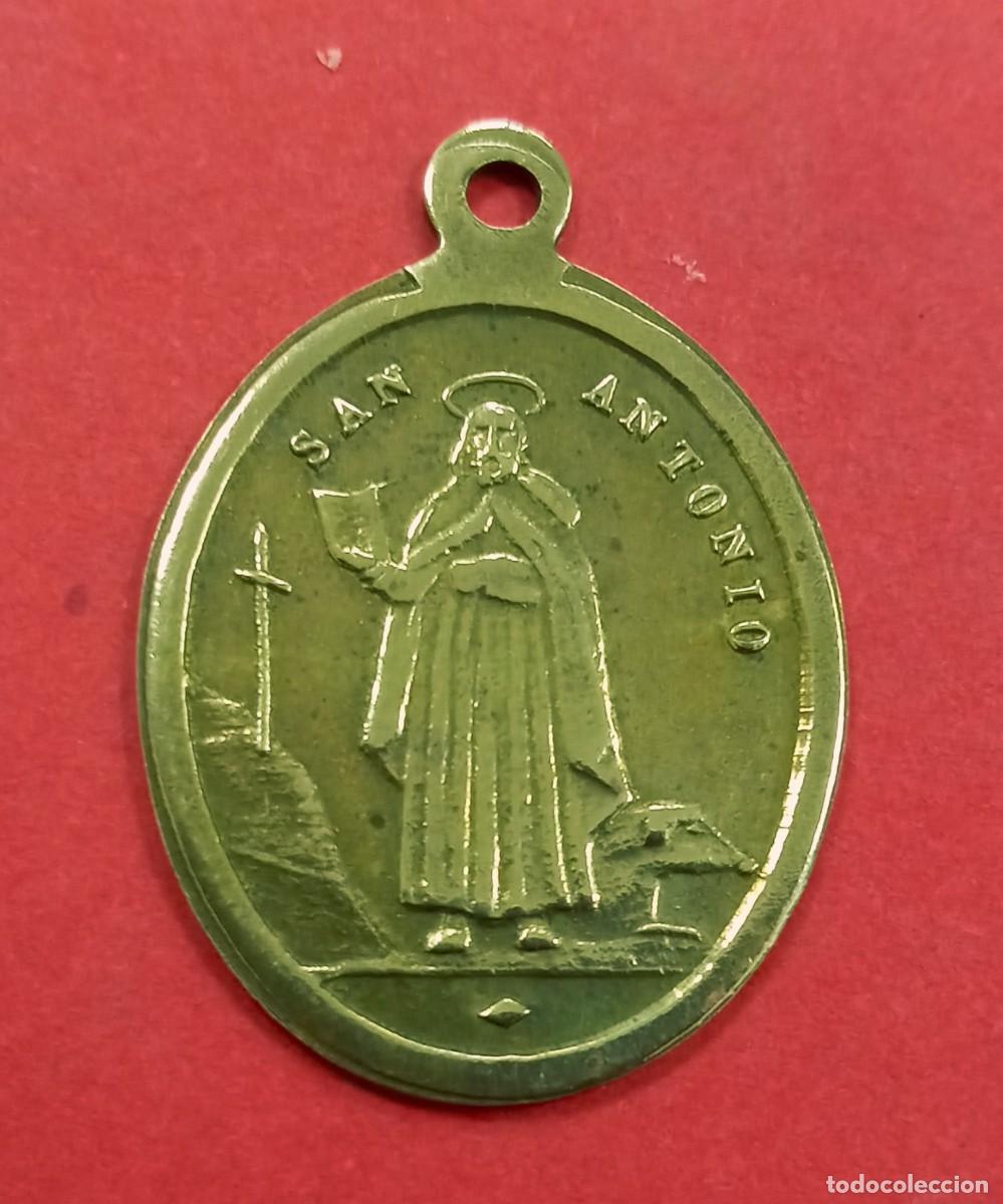 Antig&uuml;edades: Medalla Siglo XIX San Antonio Abad.