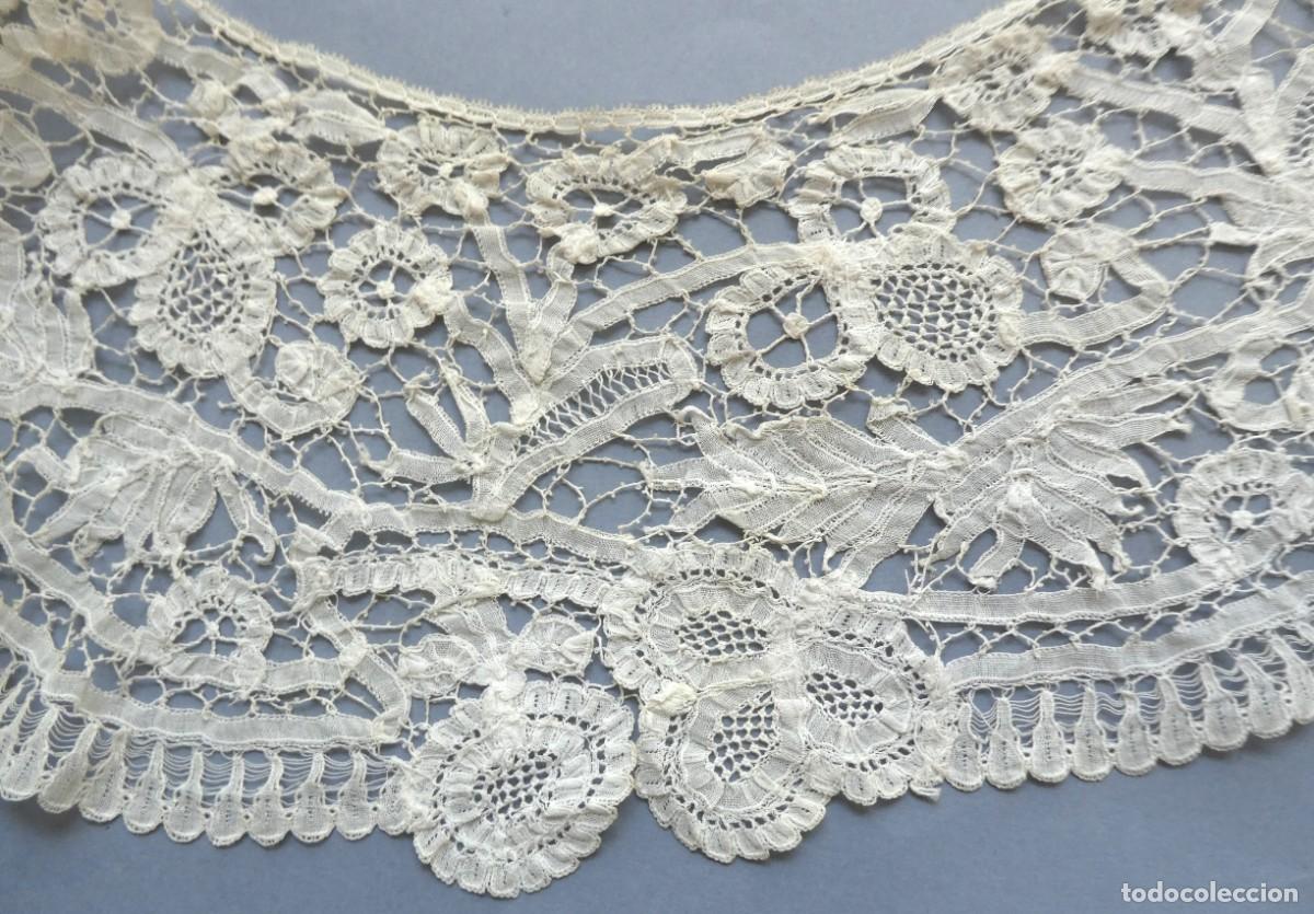 Antig&uuml;edades: GRAN CUELLO DE ENCAJE DE BRUJAS S. XIX - Foto 4