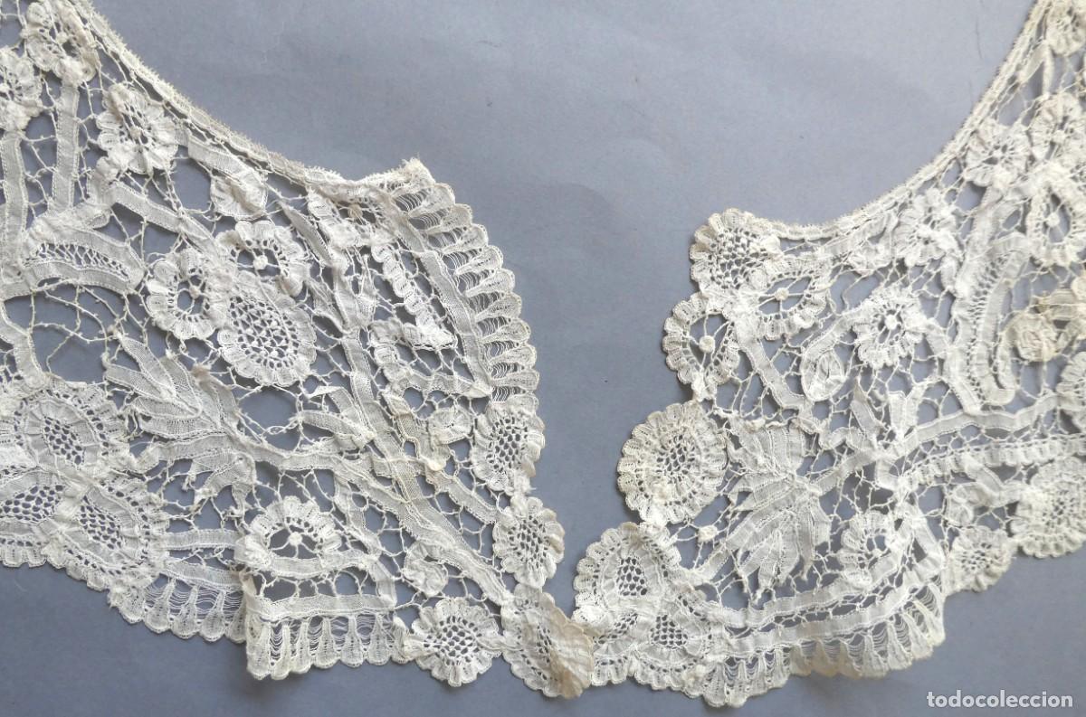 Antig&uuml;edades: GRAN CUELLO DE ENCAJE DE BRUJAS S. XIX - Foto 5