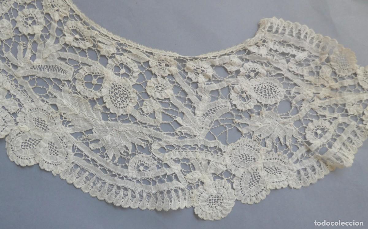 Antig&uuml;edades: GRAN CUELLO DE ENCAJE DE BRUJAS S. XIX - Foto 8