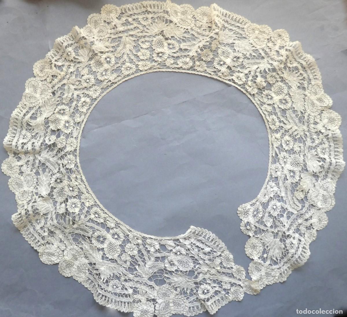 Antig&uuml;edades: GRAN CUELLO DE ENCAJE DE BRUJAS S. XIX - Foto 9