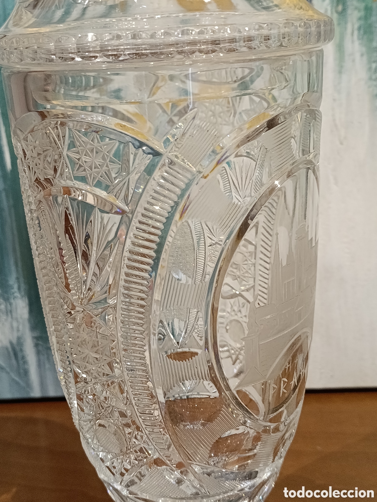 Antig&uuml;edades: Bombonera de cristal - Foto 3